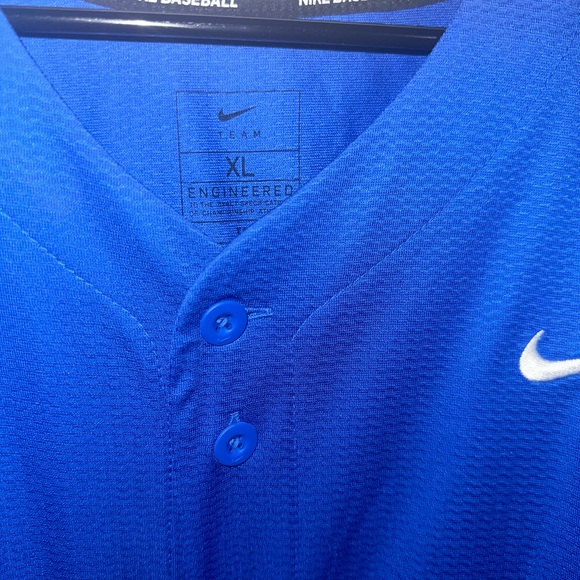 Nike Baseball Shirt Size XL Blue - Picture 2 of 2